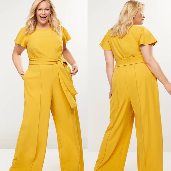 golden yellow jumpsuit